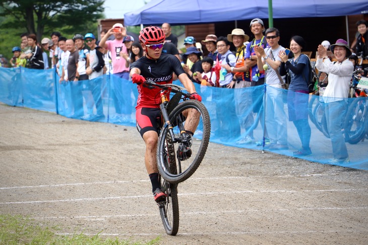 男子U23　圧勝した平林安里（SPECIALIZED RACING JAPAN）