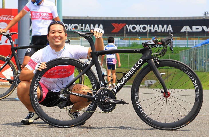 吉岡勝彦さん（ Rideops alpha）ピナレロ　DOGMA F8