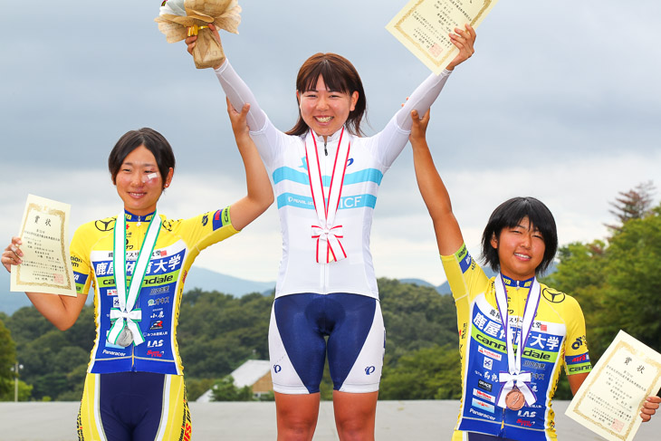 女子個人ロードレース表彰