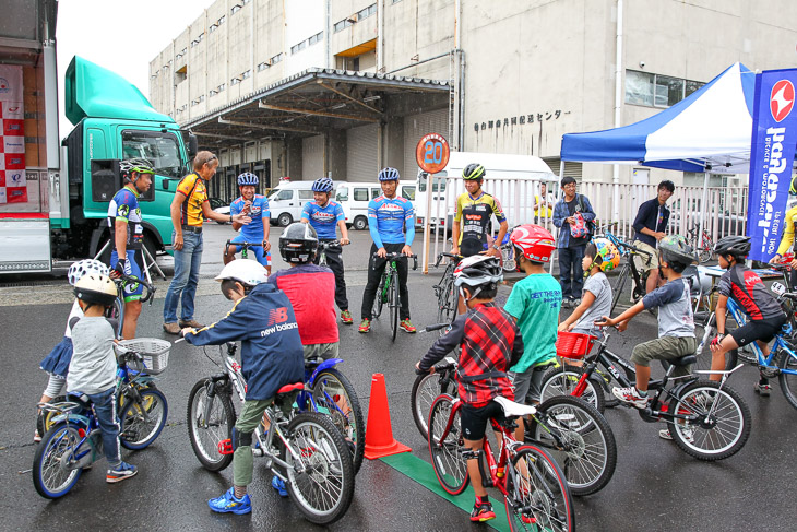 キッズサイクルスクールも盛況