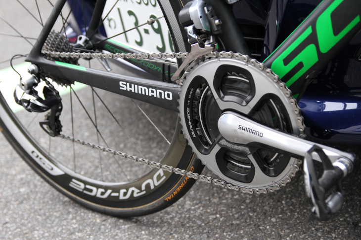 コンポーネントはシマノDURA-ACE Di2