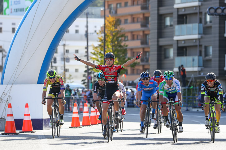 Jプロツアーおおいたクリテリウム3位の下島将輝