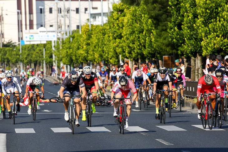 市民50kmサーティー　フィニッシュ前