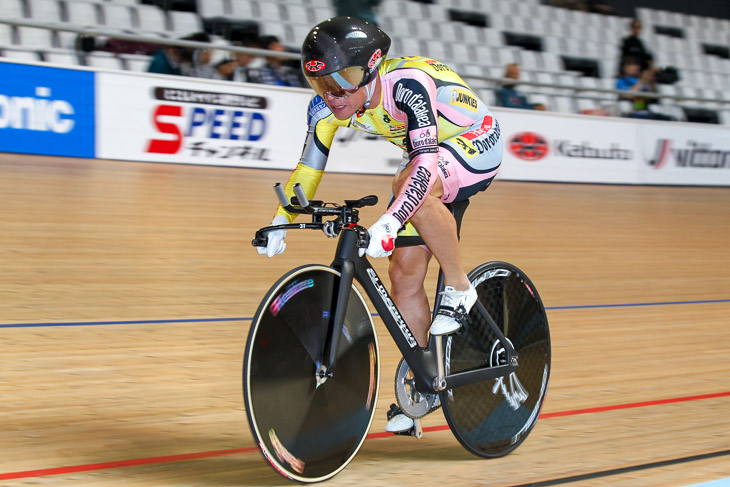 500mタイムトライアル　男子50－59歳　1位　古本清文（北陸ドロタボウ）34秒871