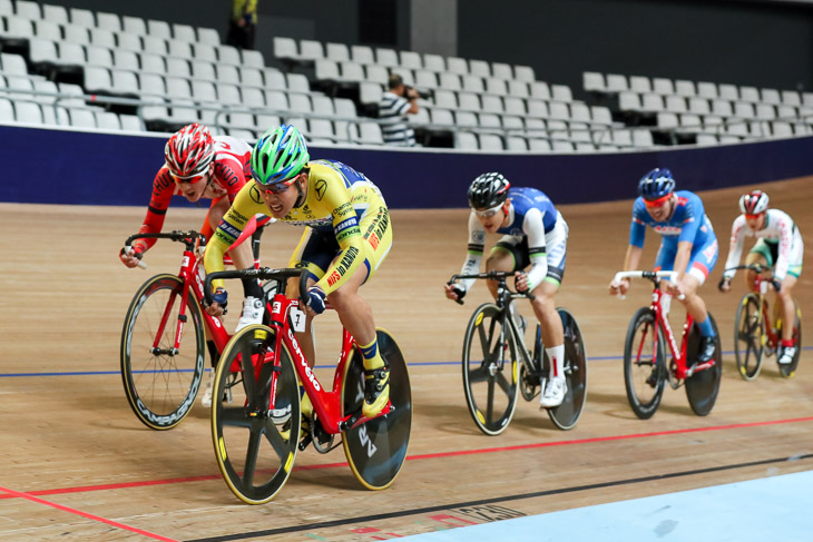 B-オムニアム　ポイントレース　徳田匠（鹿屋体育大学）が総合1位