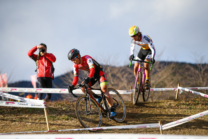 小坂光（宇都宮ブリッツェンシクロクロス）と前田公平（弱虫ペダルサイクリング）