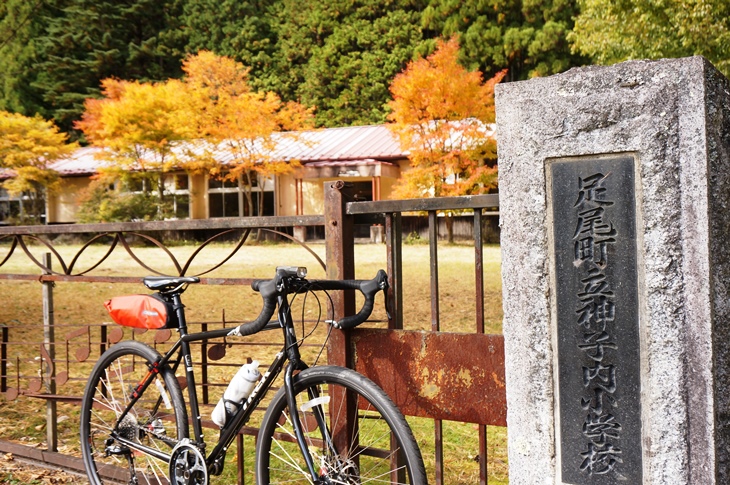 足尾の閉鎖された小学校