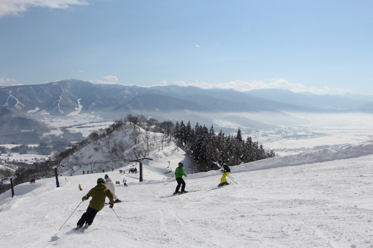 多くの人が極上の雪を味わった