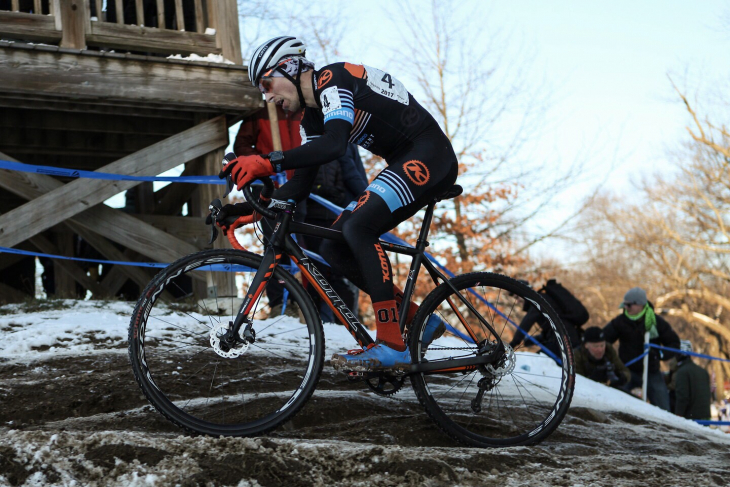 全米選手権で3位に入ったMTB/シクロクロス兼業選手のケリー・ワーナー（アメリカ、コナエンデュランスチーム）