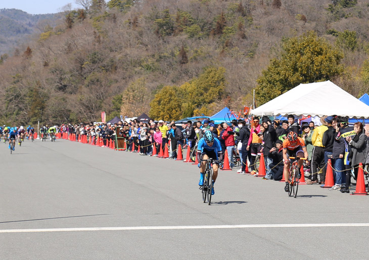 西日本チャレンジロードレースにて4位に入賞した谷順成