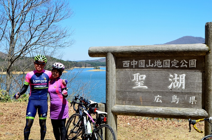 冬季に溜めた雪を源にして広島市に水を送っている聖湖