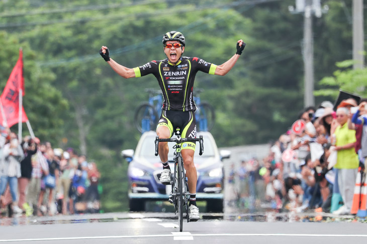 2017年 青森県階上町での全日本選手権で優勝した畑中勇介（チーム右京）