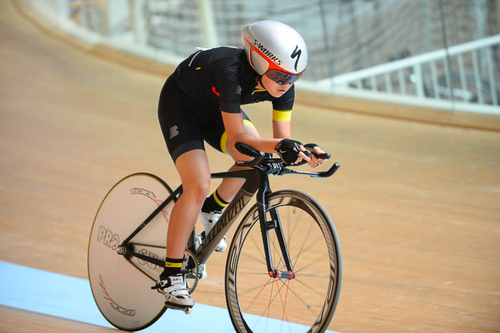 女子U15　2ｋｍ個人パーシュート優勝　石上琴乃（Bordman Womens）2分50秒320（大会新）