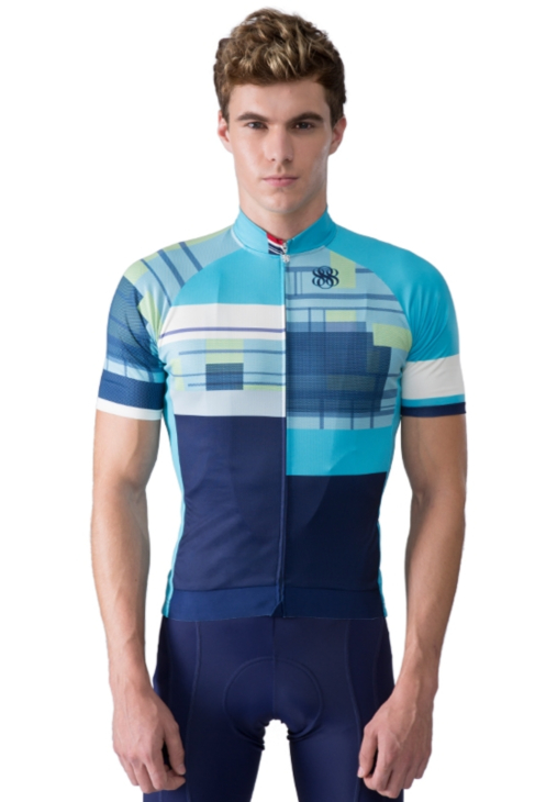 LIGNE8 ALPINE PRINT CYCLING JERSEY