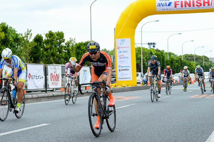 市民レース140km優勝　西山琢馬（Pedalist）