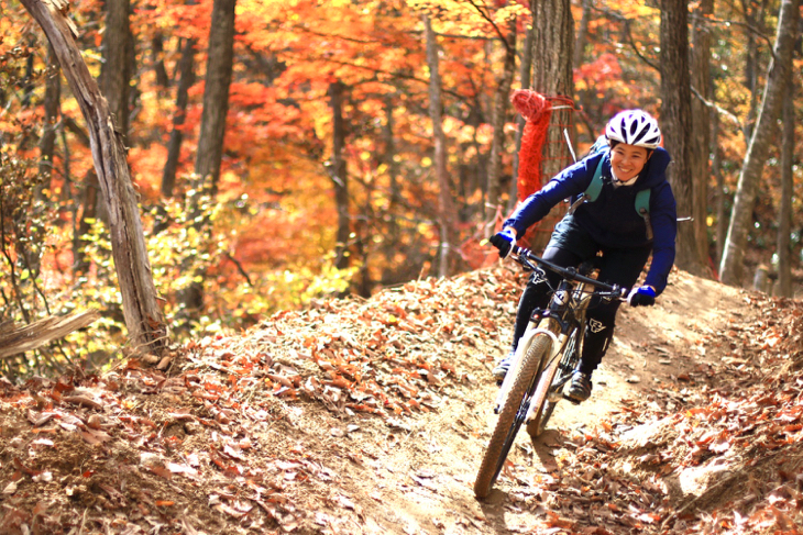 初心者だって、上級者と同じように楽しめる。それが白馬岩岳MTB PARKの魅力だ