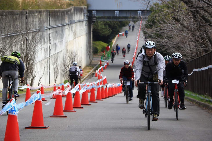 アップダウンのある試乗コースでE-bikeを試すことができたサイクルモードライドOSAKA