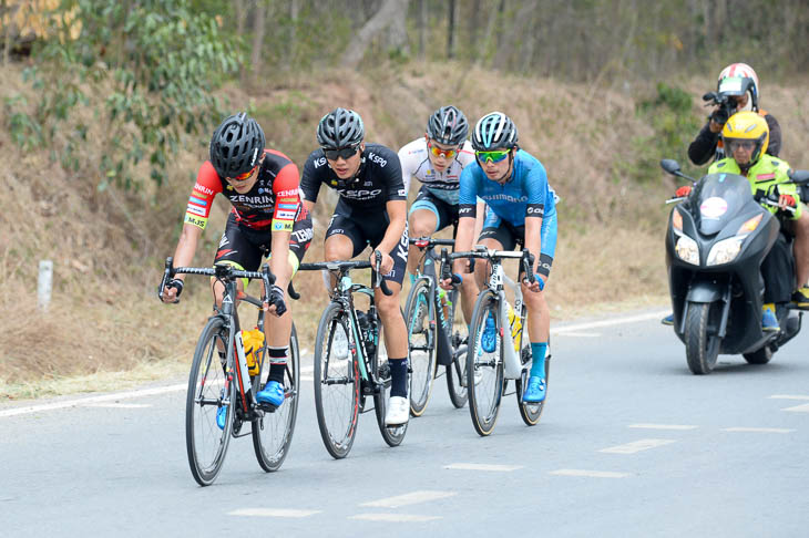 第4ステージ 序盤から残り5kmまで逃げ続けた4人