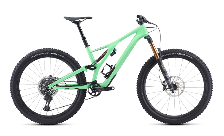 スペシャライズド S-WORKS STUMPJUMPER 27.5（Gloss/Acid Kiwi/Black）