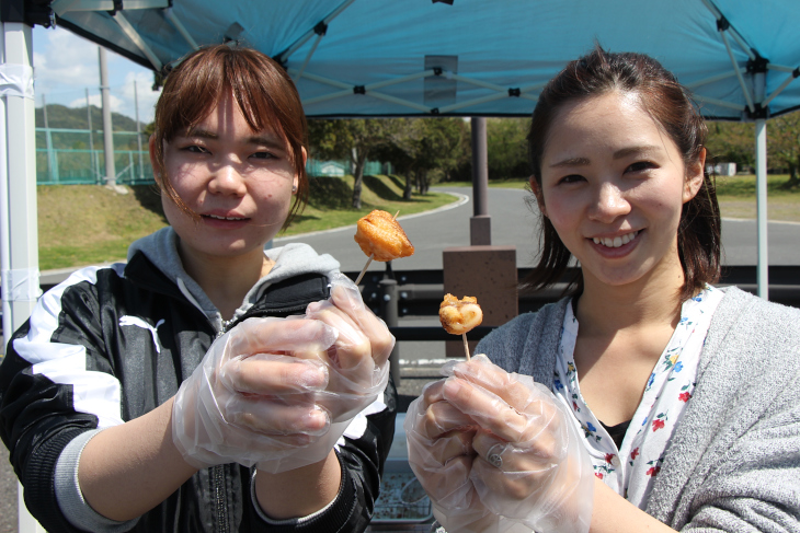 新鮮なお魚を使ったお刺身唐揚げ。ぜひご賞味あれ