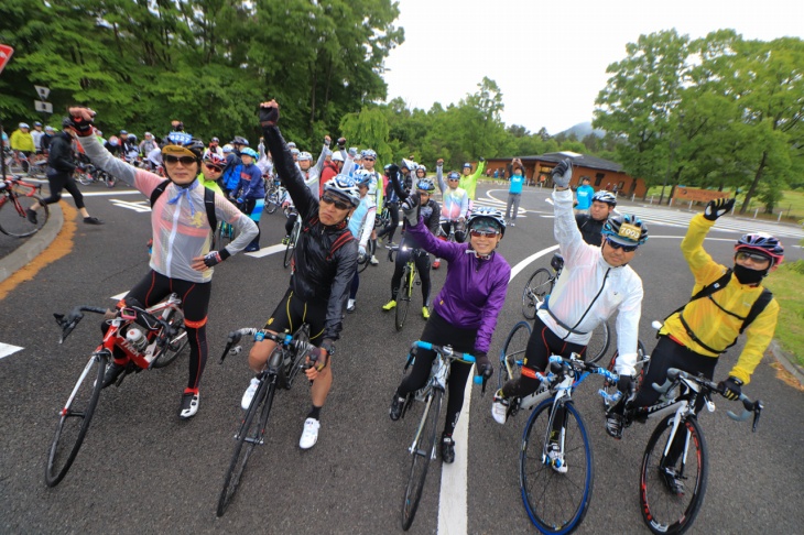 いざ！120kmのロングライドに走り出すぞ！