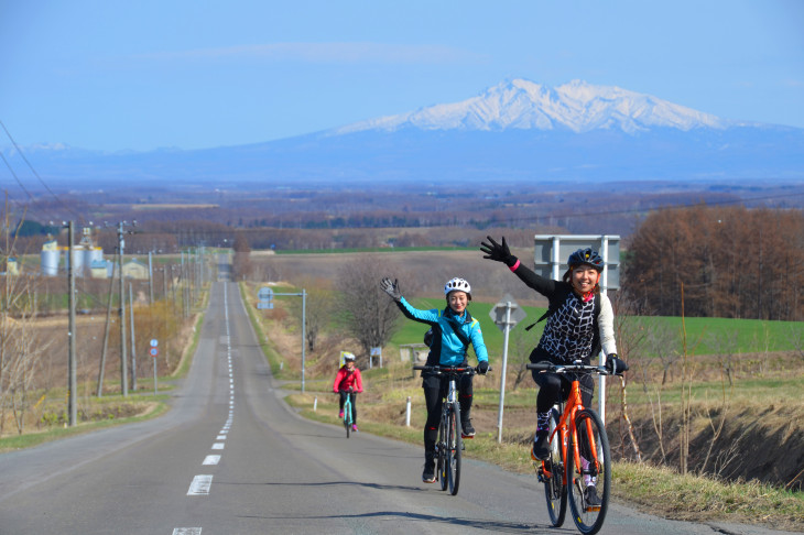 感動の径は感動的に美しい景観が続き、歓声を上げっぱなし。自転車でこそ、堪能できると思う。