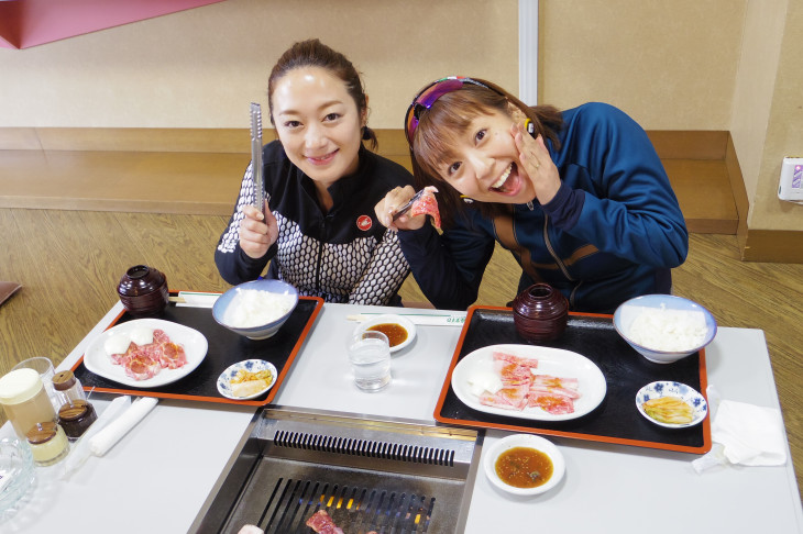 アフターパーティーでは焼肉の街北見で肉女子に変身！サガリが絶品です！