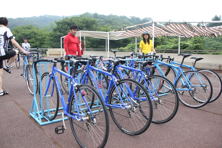 レンタルのロードバイクも大量に用意がある日本CSC