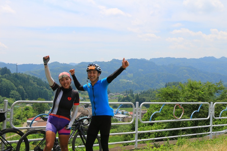 良い景色に思わず自転車を停めてパシャリ