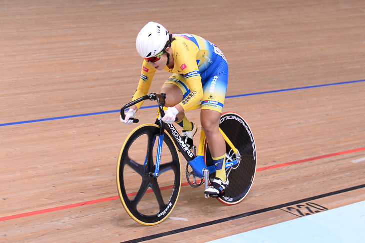 女子スプリント予選1位　西島叶子（鹿屋体育大学）12秒123