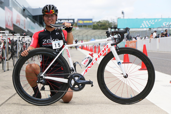 浦田昂希さん（zeke CYCLING TEAM）　アンカー RS8