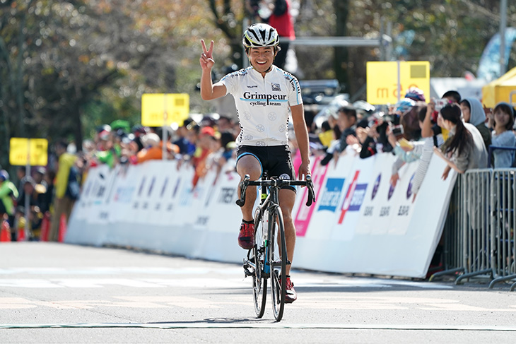 チャレンジレース1組優勝の丹野沙音志