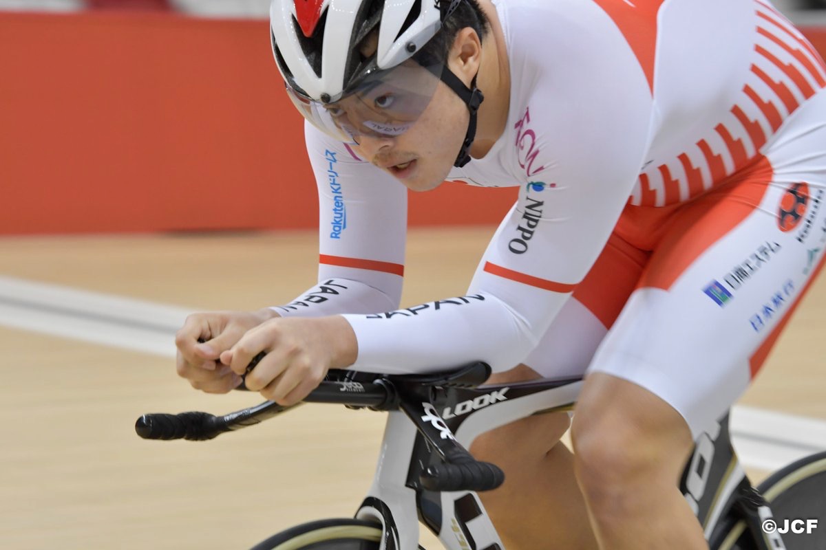 ジュニア男子1kmタイムトライアル決勝 2位となった市田龍生都（日本）