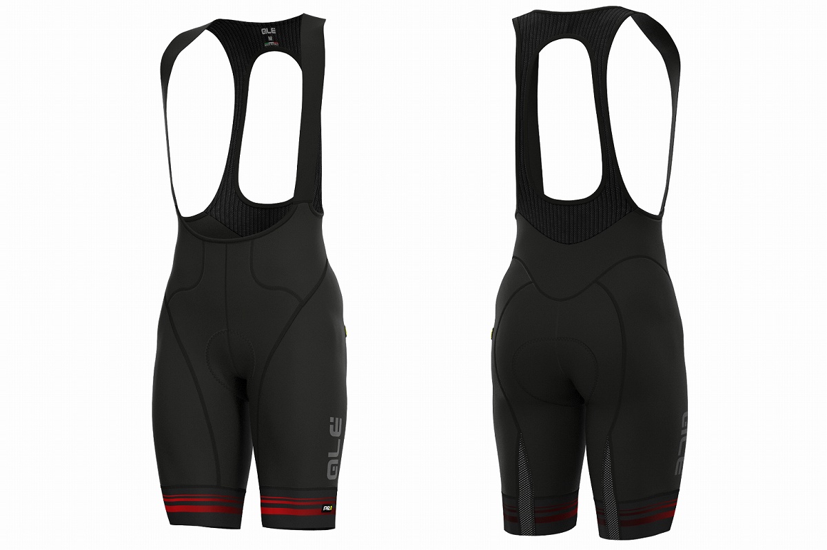 アレ SLIDE BIBSHORTS（RED）