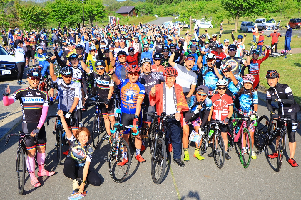 それではグレートアースあきた白神男鹿なまはげライドのスタートです！