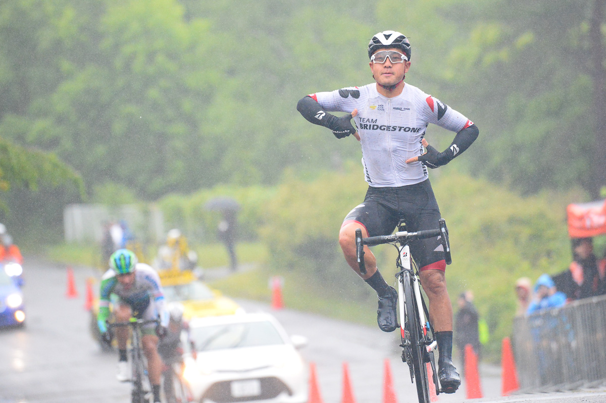 第9戦 3人のスプリント勝負を制した窪木一茂（チームブリヂストンサイクリング）が優勝