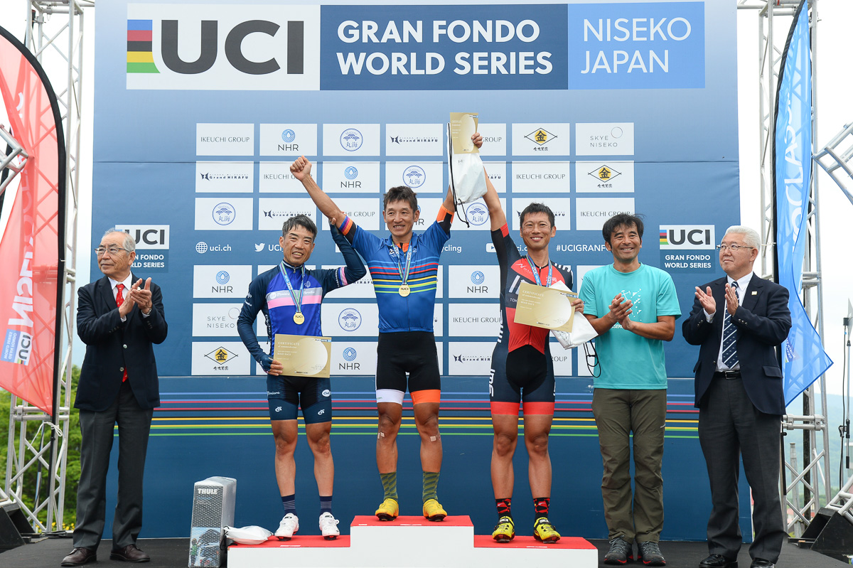 70km男子 50-54歳 西谷雅史(チームオーベスト)が優勝