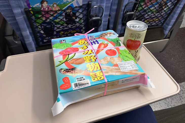 短い乗り換え時間ではありましたが、しっかり夕食用の駅弁を準備することができた！