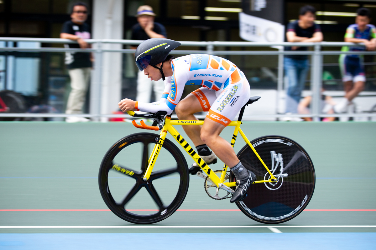 男子ジュニア3km個人パーシュート優勝　檜村奏太（スミタ・エイダイ・パールイズミ・ラバネロ）	3分36秒486