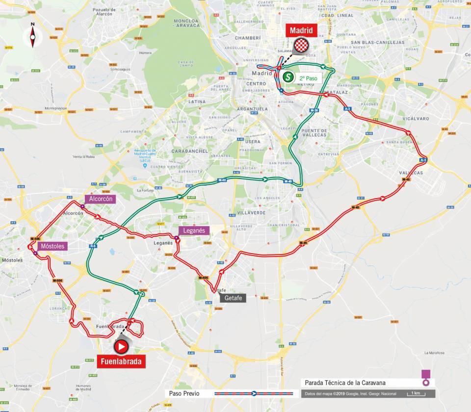 9月15日（日）第21ステージ　フエンラブラダ〜マドリード　106.6km