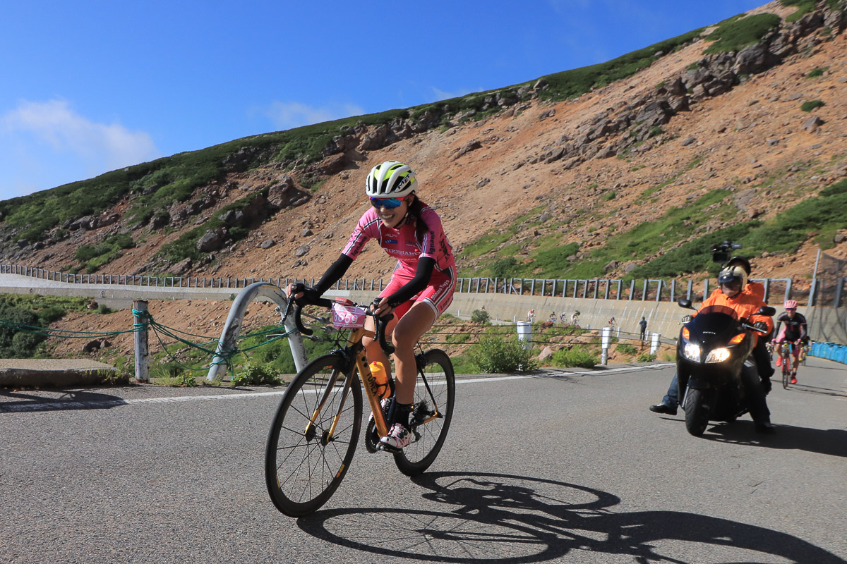 女子3位の金子広美（イナーメ信濃山形 バイクサンド R×L）