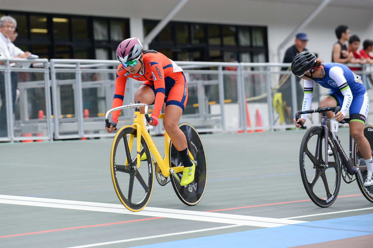 女子オムニアム　テンポレースは後半にポイントを重ねた太郎田水桜（法政大学）が1位