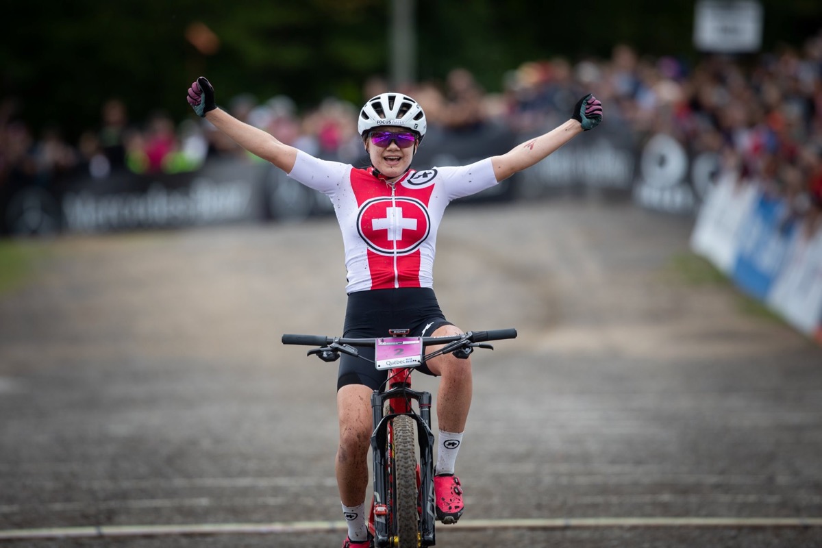 XCO女子U23世界王者のシーナ・フライ（スイス）