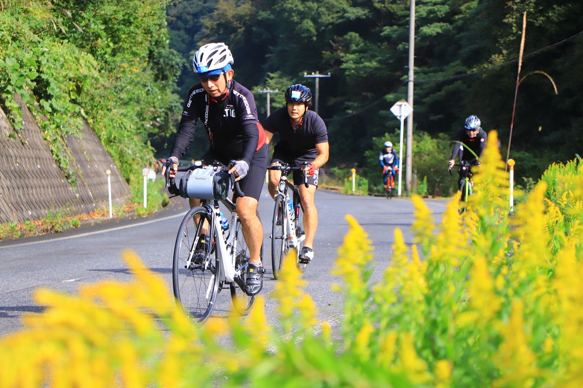 この日最高標高となる登りへ