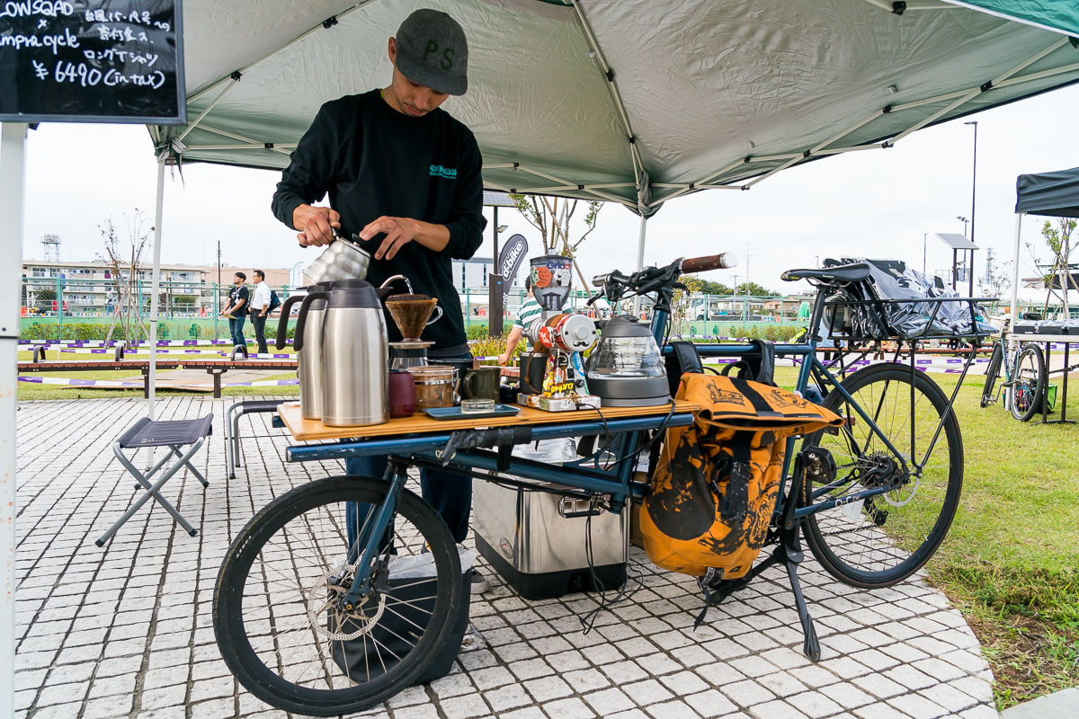 おなじみチャリンコーヒーも出店