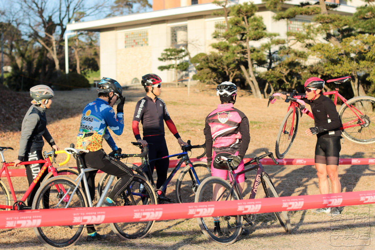 土曜日のレース終了後に行われた代表メンバーのレッスン