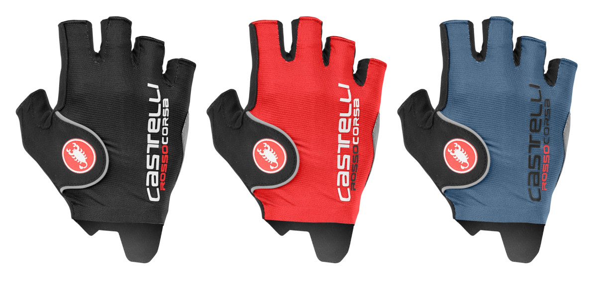 カステリ ROSSO CORSA PRO GLOVE（BLACK、RED、LIGHT STEEL BLUE）