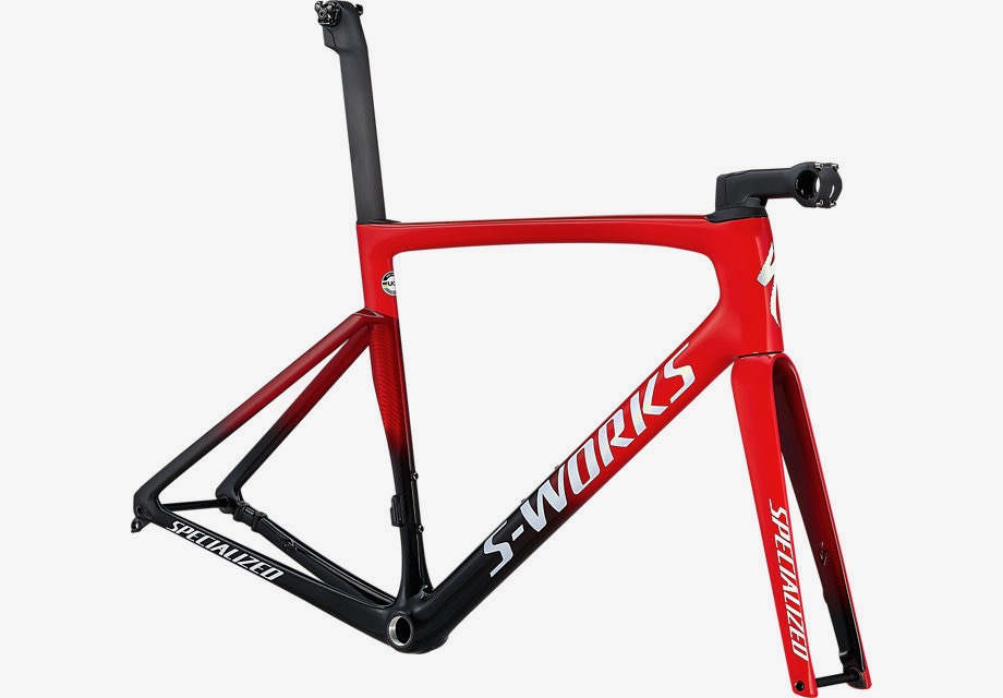 スペシャライズド S-WORKS TARMAC フレームセット（Flo Red/Red Tint/Tarmac Black/White）