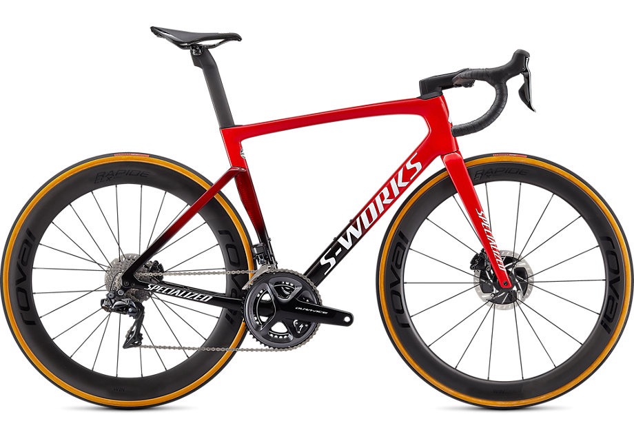 スペシャライズド S-WORKS TARMAC - DURA ACE DI2完成車（Flo Red/Red Tint/Tarmac Black/White）