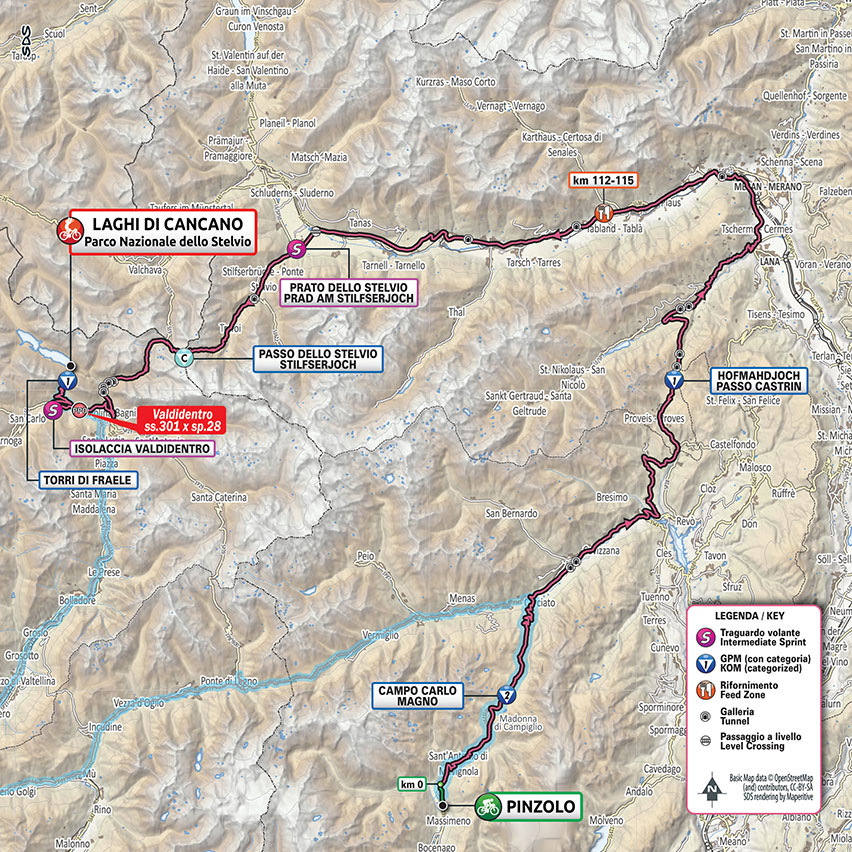 10月22日（木）第18ステージ　ピンツォーロ〜ラーギ・ディ・カンカノ　207km（山頂）☆☆☆☆☆